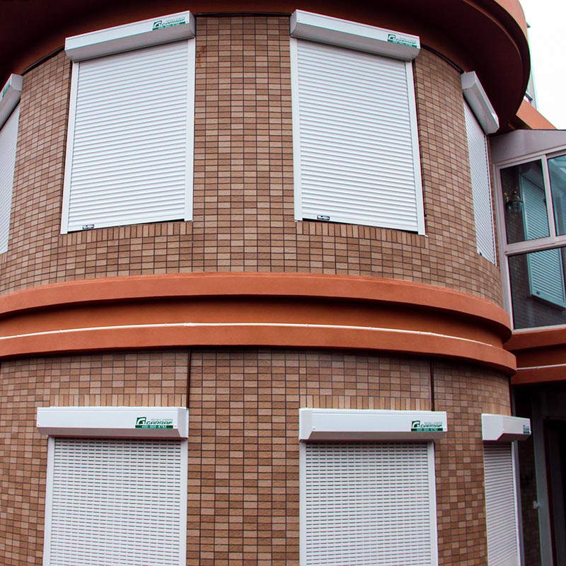 Portes de garage résistantes modernes de volet de rouleau de sécurité automatique d'ouragan